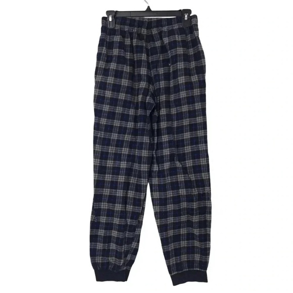 NORDSTROM MEN’S SHOP FLANNEL PAJAMA PANTS SMALL TAPERED LOUNGEWEAR BOTTOMS - Picture 3 of 7